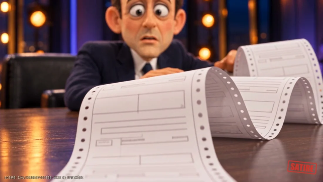 Lecousu et ses dossiers sur le plateau